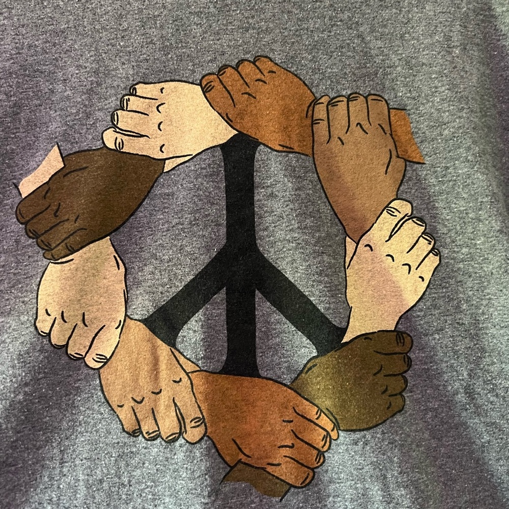 Race equality heather gray t-shirt